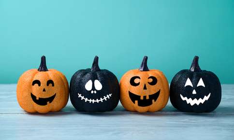 Halloween Decorated Pumpkins